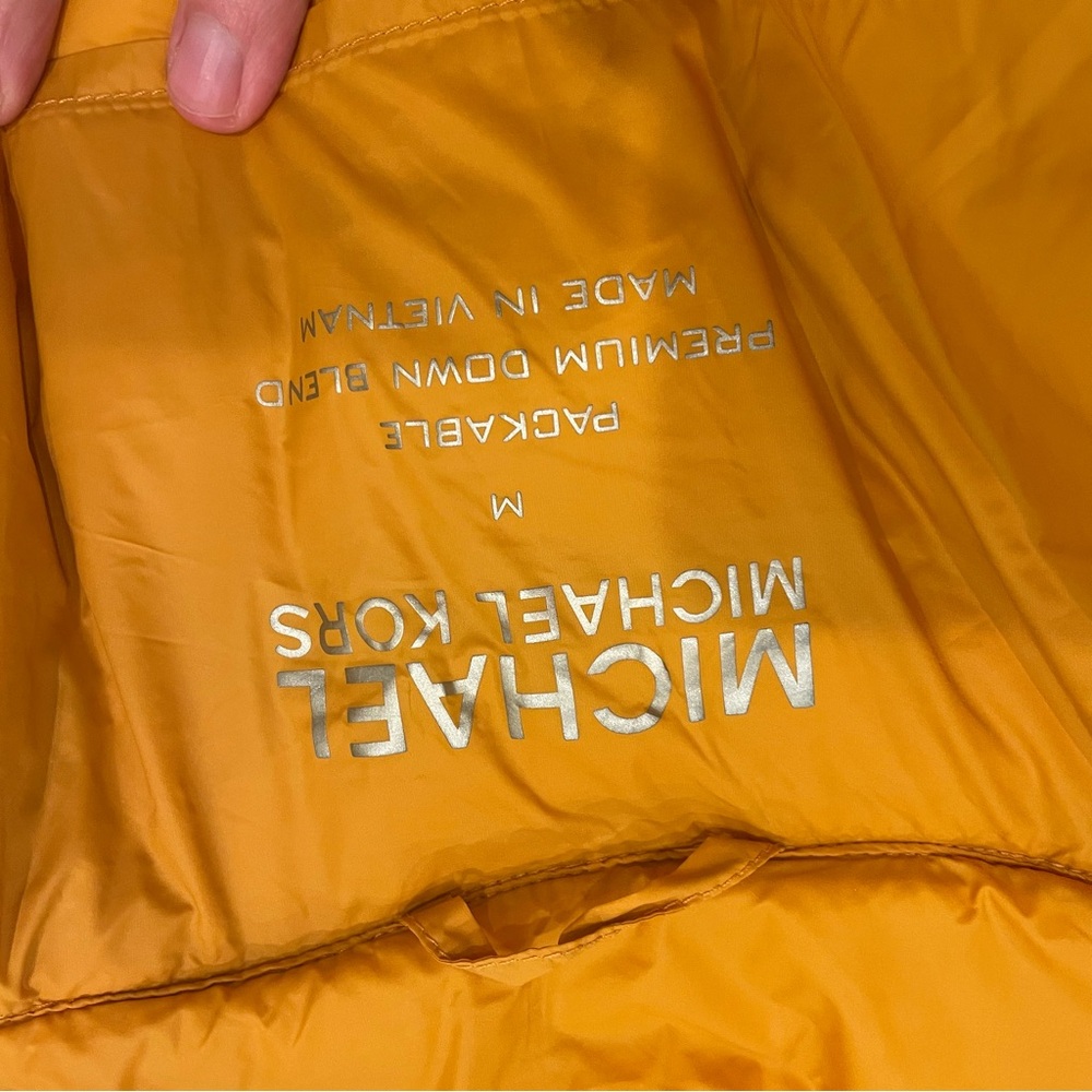 MICHAEL Michael Kors Orange Puffer Jacket - Picture 9 of 11